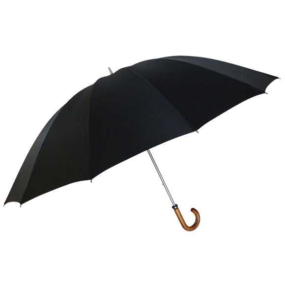 Vista 3023 Doorman Umbrella in Black — angle view 2 # color_Black