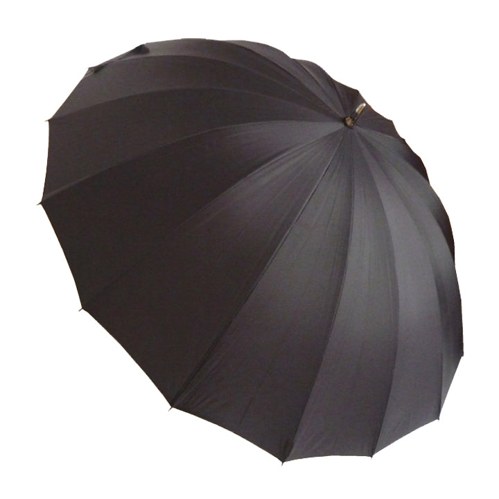 Vista 3023 Doorman Umbrella in Black — angle view 3 # color_Black