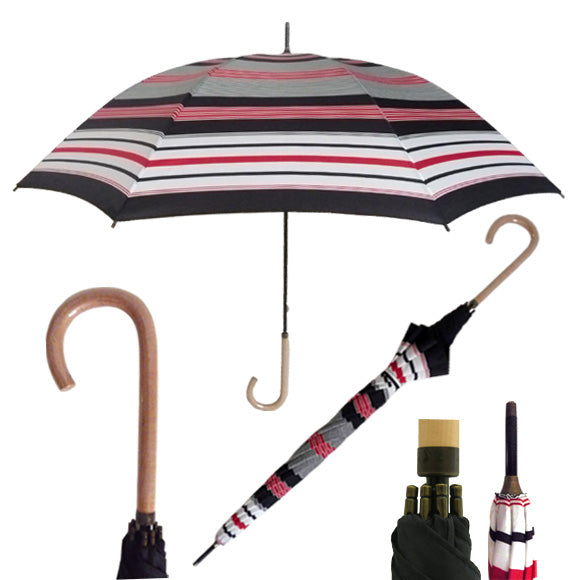 Vista 08013 San Francisco Umbrella in Black — front view # color_Black