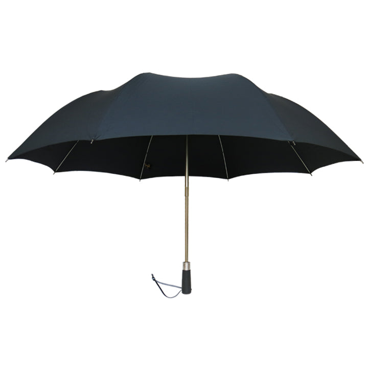 Vista 8010 Titanium Umbrella in Black — angle view 2