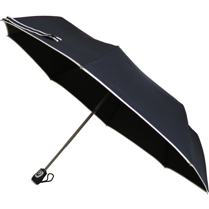Vista 9606 Detroit Auto Close-Open Umbrella in Black — angle view 2