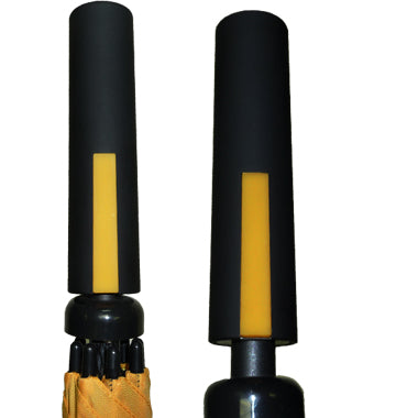 Vista 3026 Golf Umbrella in Black/Yellow — detail view # color_Black/Yellow