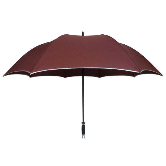 Vista 3025 Doorman Automatic Golf Umbrella in Burgundy — front view # color_Burgundy