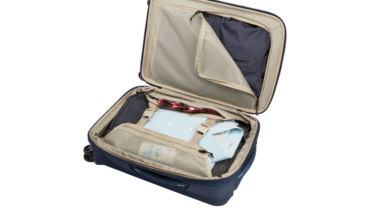 Thule Crossover 2 Carry On Spinner in Dress Blue — interior view
