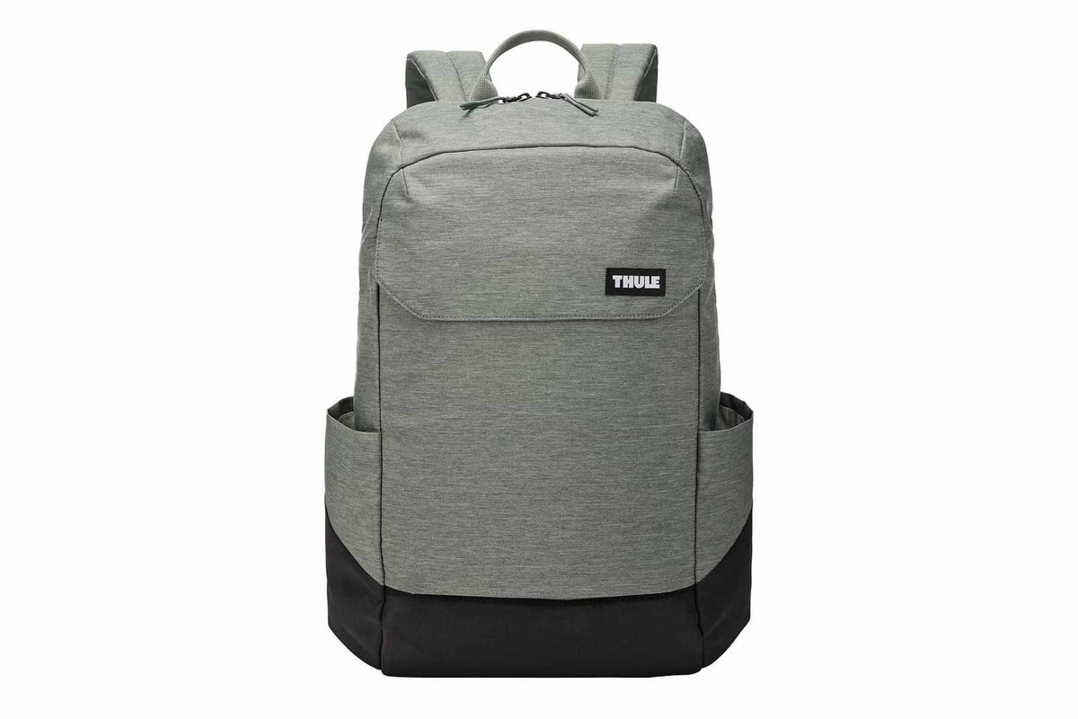 Thule Lithos Backpack 20L in Agave/ Black — front view