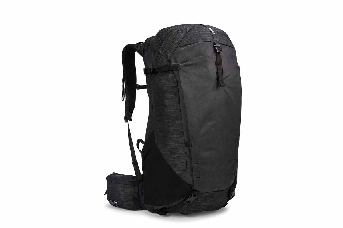 Thule Topio 30L backpacking pack in Black — front view # color_Black