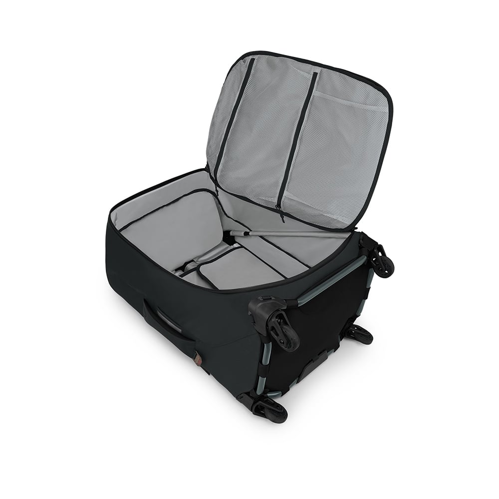 Osprey Ozone 4-Wheel 85 L/27" in Black — interior view