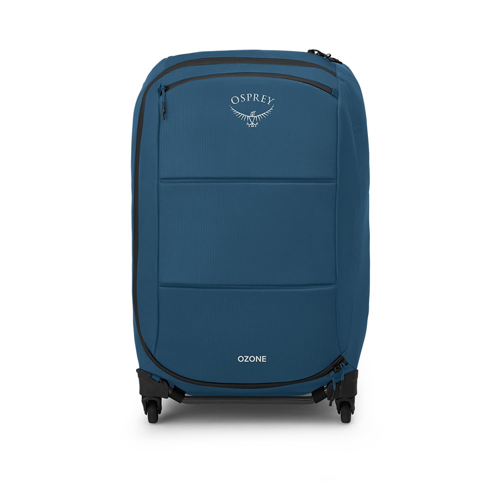 Osprey Ozone 4-Wheel 85 L/27" in Coastal Blue — front view 2