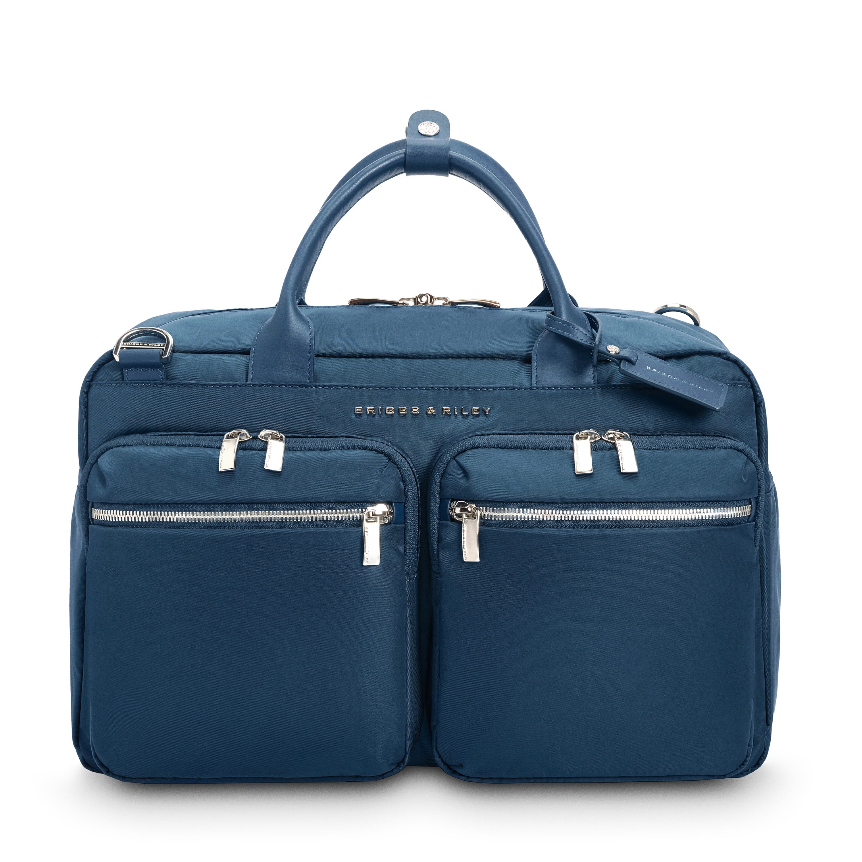 Briggs & Riley Rhapsody Multi-Pocket Cabin Bag in Navy — front view # color_Navy