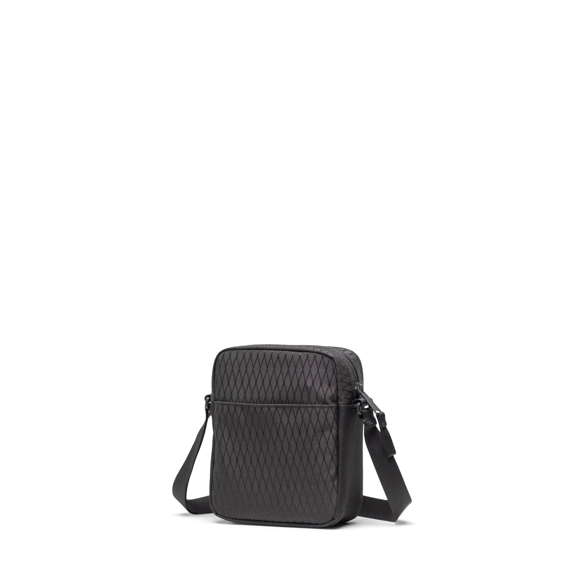 Herschel Heritage Crossbody 2.5L in Black Diamond/Black — angle view 3 # color_Black Diamond/Black