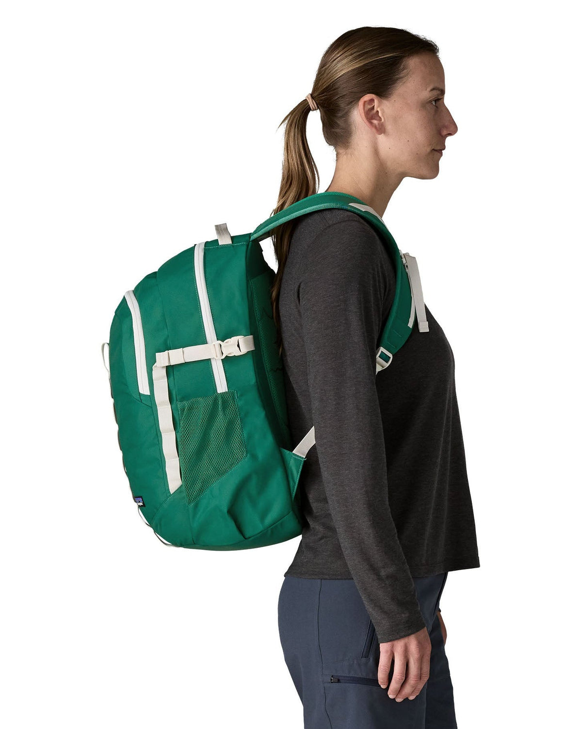 Patagonia Refugio Daypack 26L in Gem Green — lifestyle 2