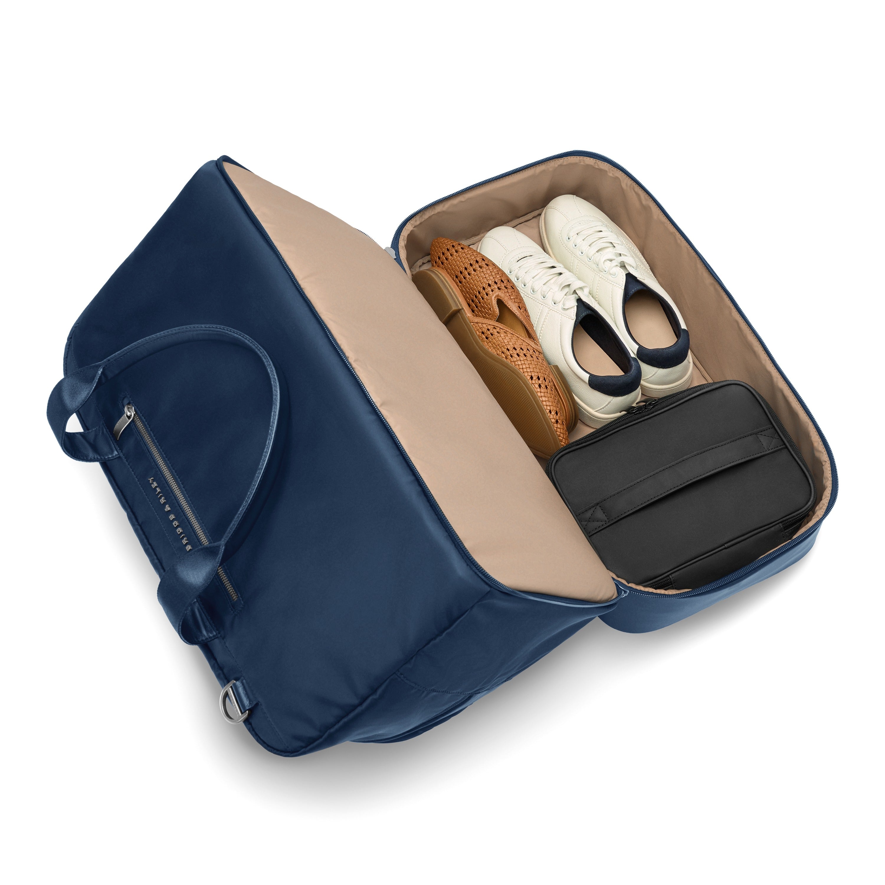 Briggs & Riley Rhapsody Weekender Tote in Navy — interior view 2 # color_Navy