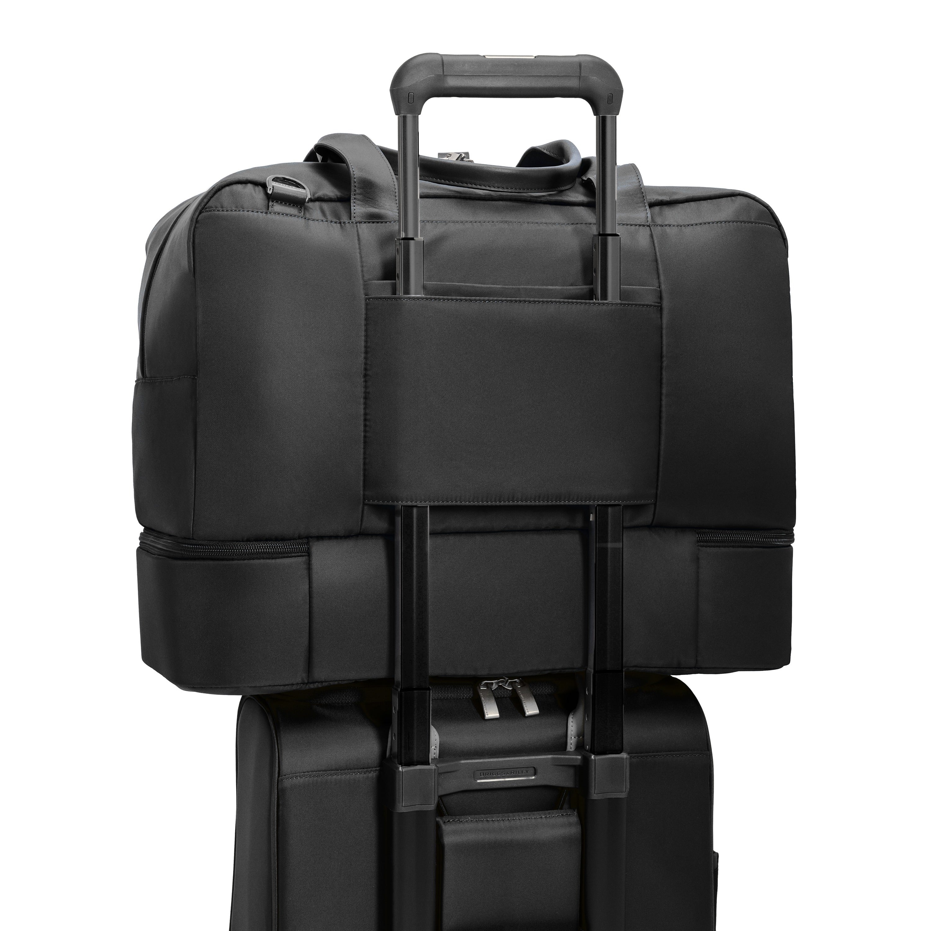 Briggs & Riley Rhapsody Weekender Tote in Black — back view # color_Black