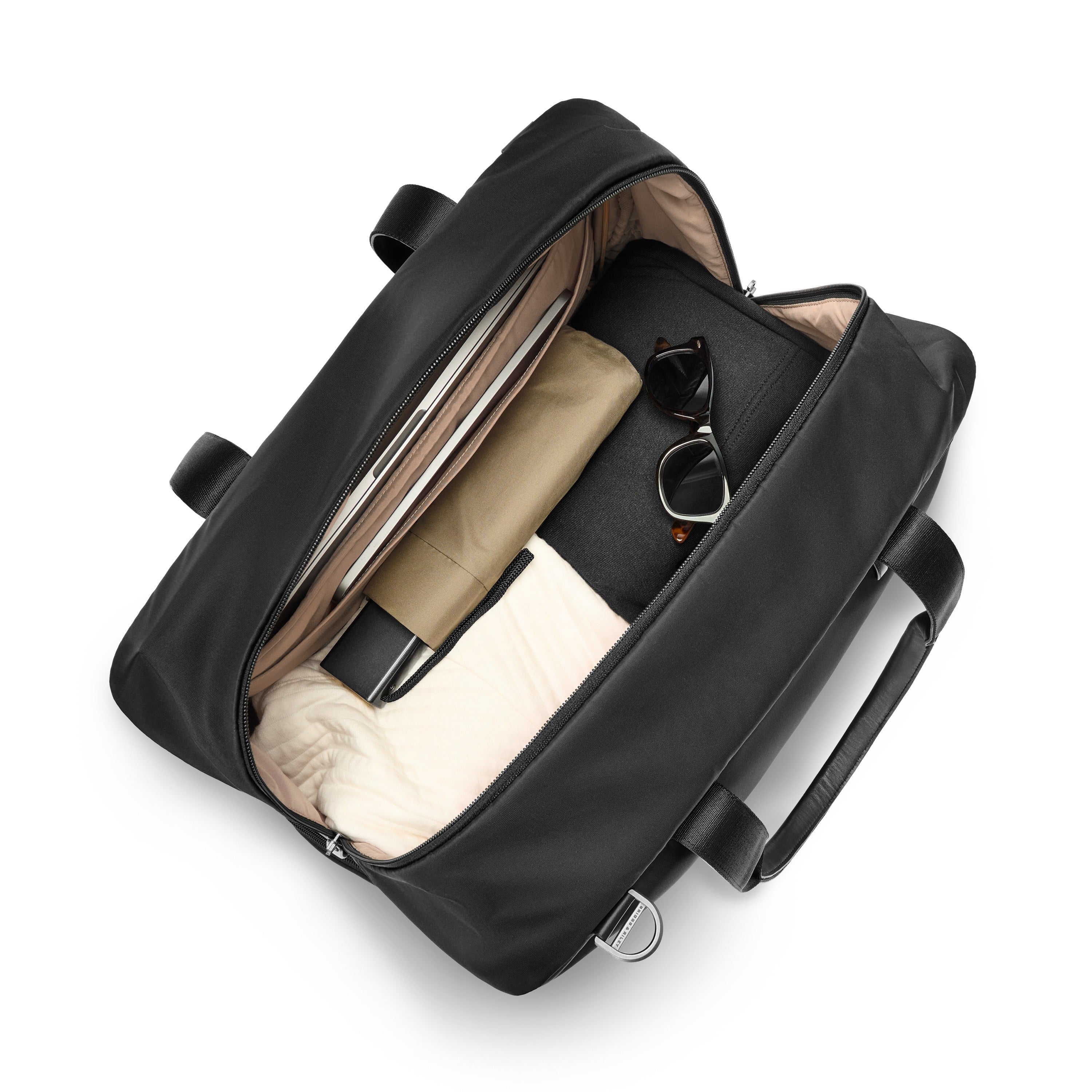 Briggs & Riley Rhapsody Weekender Tote in Black — interior view 2 # color_Black