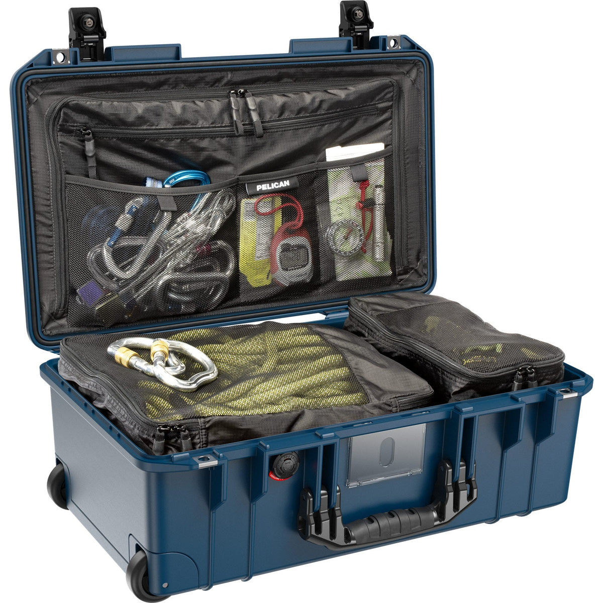 Pelican 1535TRVL Air Carry-On Travel Case in Indigo — angle view 3 # color_Indigo