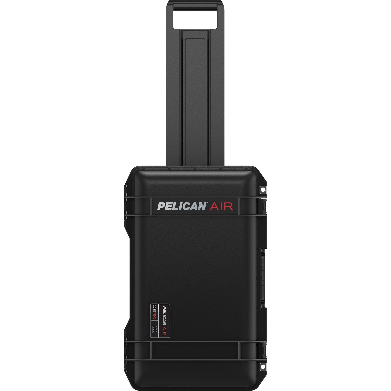 Pelican 1535TRVL Air Carry-On Travel Case in Black — front view # color_Black