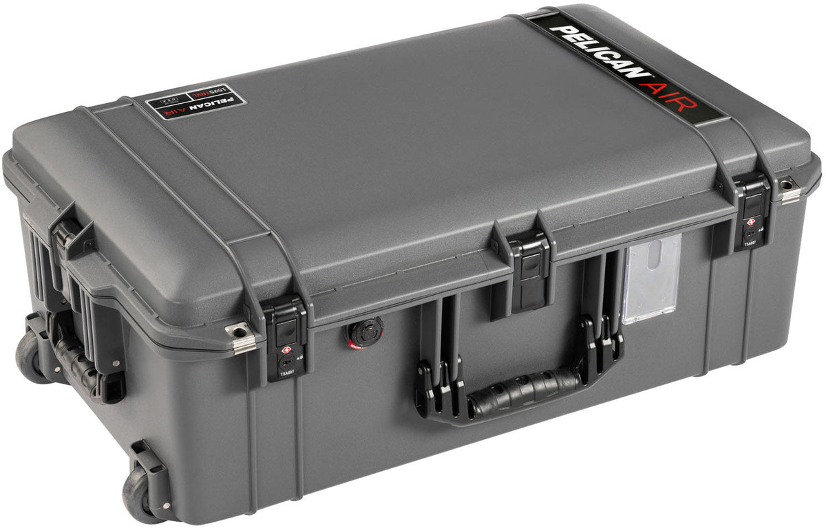 Pelican 1595TRVL Air Check-In Travel Case in Charcoal — angle view 4 # color_Charcoal