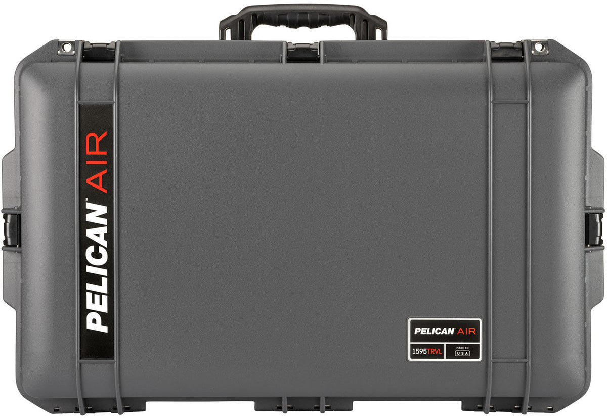 Pelican 1595TRVL Air Check-In Travel Case in Charcoal — angle view 5 # color_Charcoal