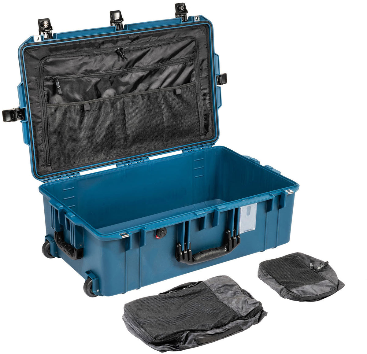 Pelican 1595TRVL Air Check-In Travel Case in Indigo — angle view 3 # color_Indigo