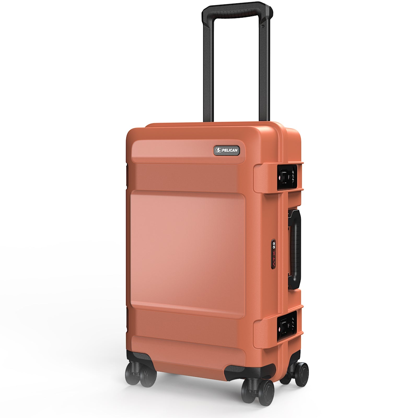 Pelican ATX 22" Carry-On Hard-Sided Luggage in Iron Clay — angle view 2