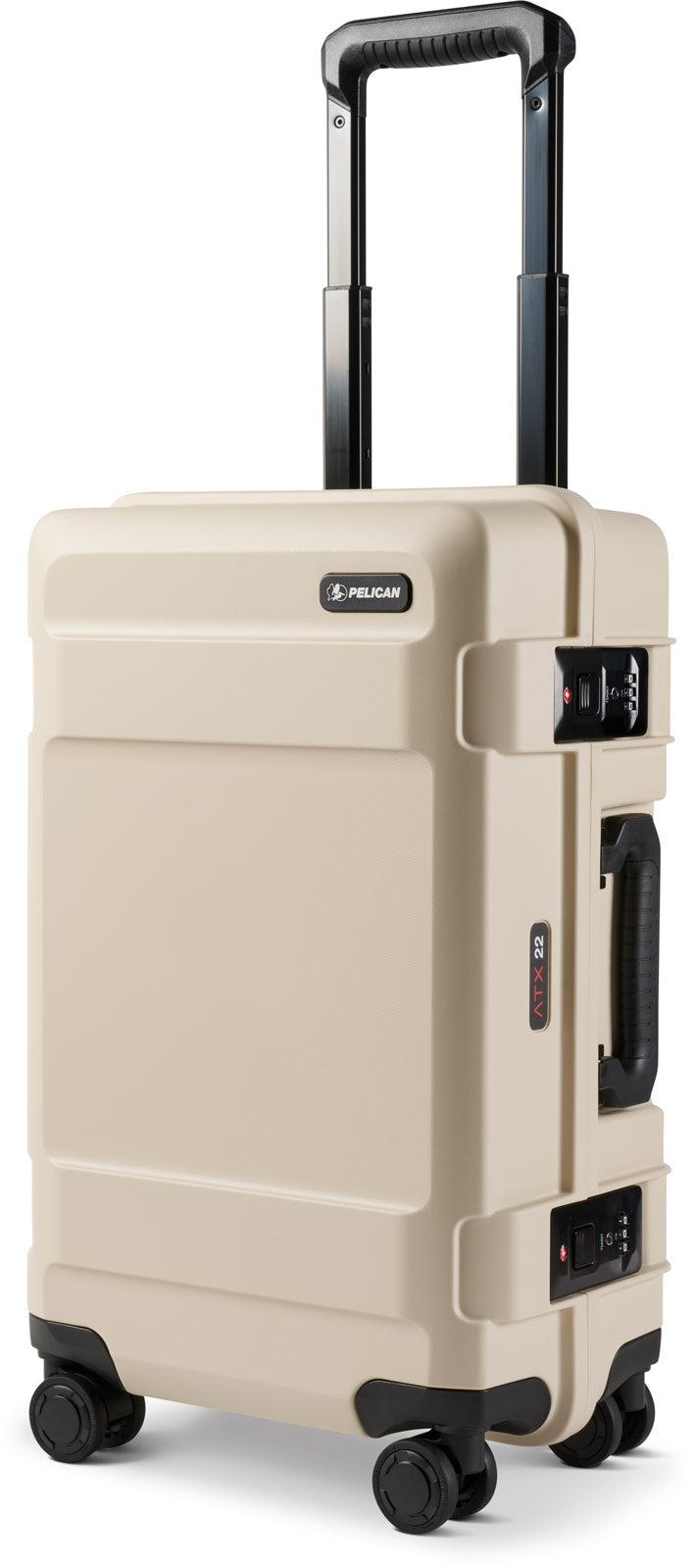 Pelican ATX 22" Carry-On Hard-Sided Luggage in Sand — angle view 2