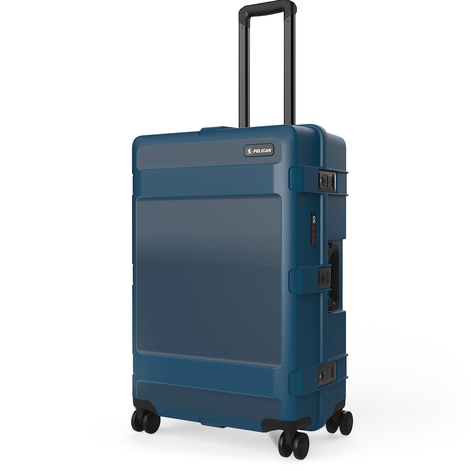Pelican ATX 30" Check-In Hard-Sided Luggage in Indigo — angle view 2