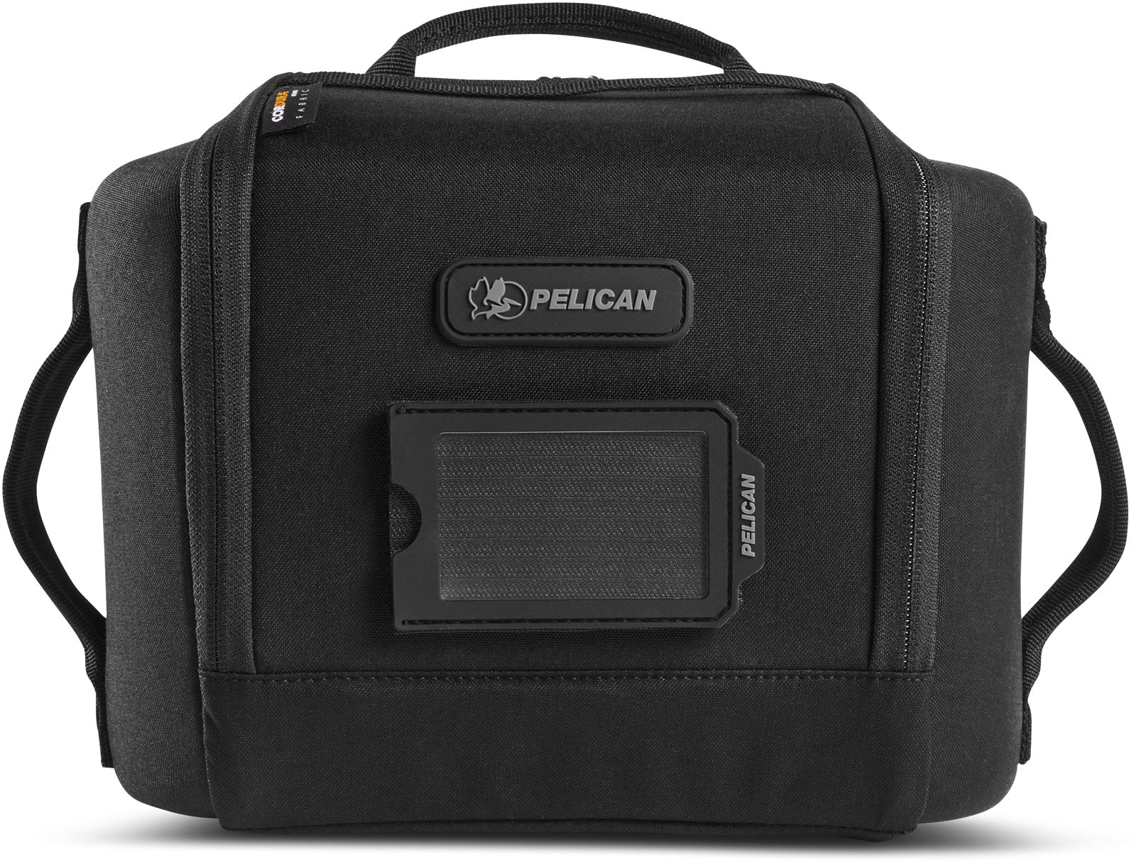Pelican ModPak AV Double Pouch in Black — front view # color_Black