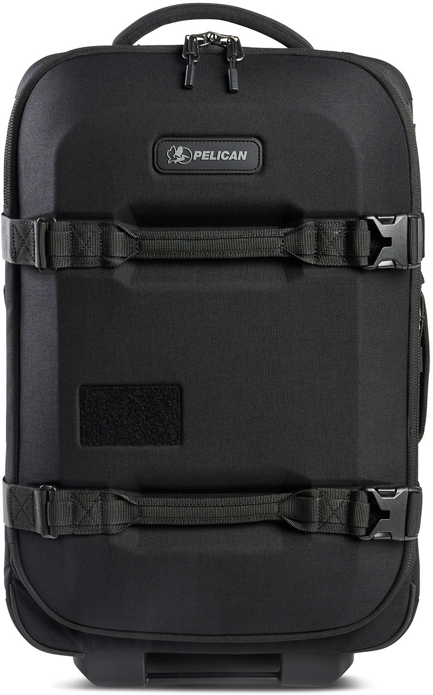 Pelican Aegis 22" Carry-On 2-Wheel Rolling Hybrid Duffel in Black — front view # color_Black