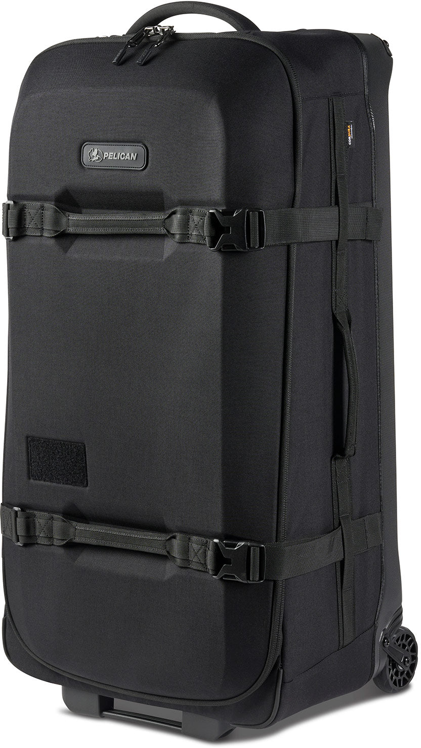 Pelican Aegis 32" Check-In 2-Wheel Rolling Hybrid Duffel in Black — angle view 3 # color_Black