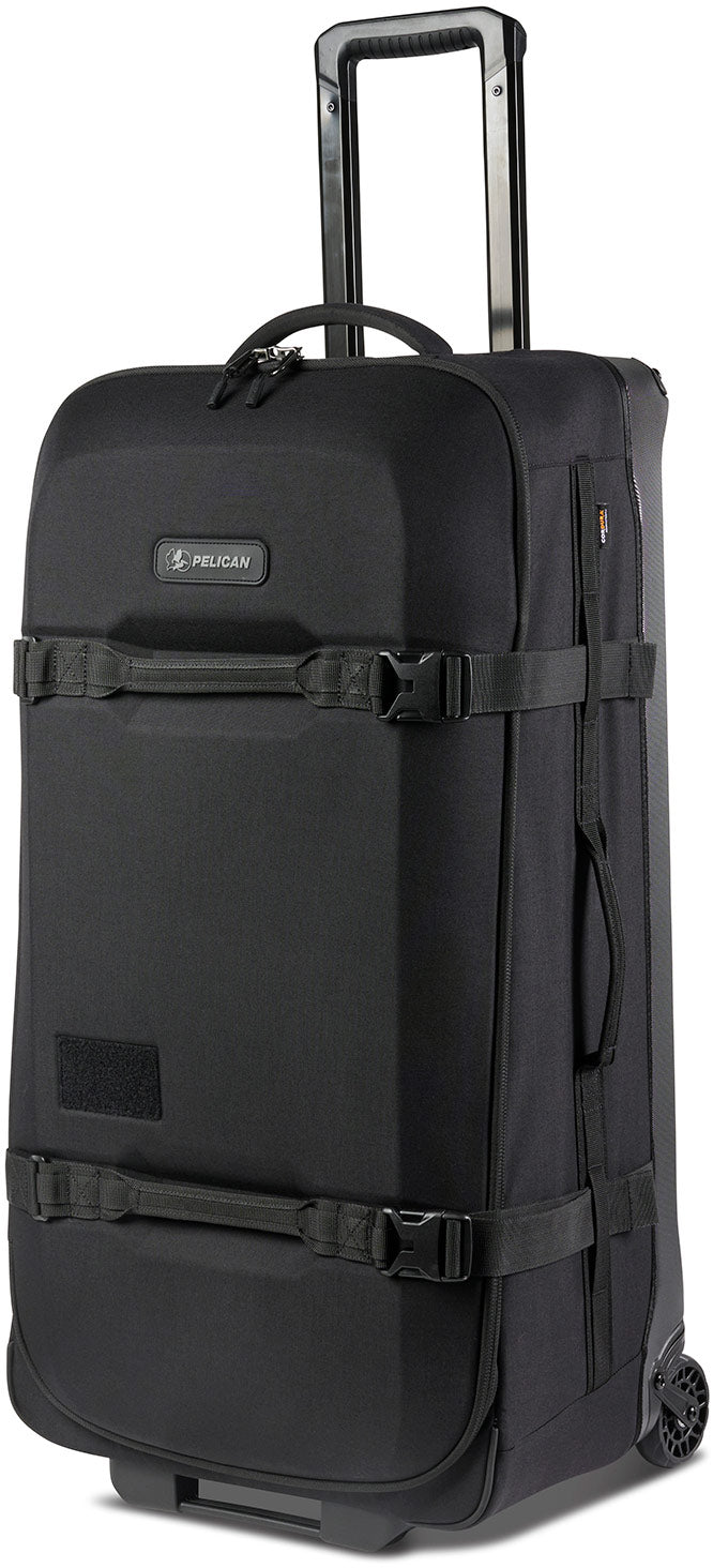 Pelican Aegis 32" Check-In 2-Wheel Rolling Hybrid Duffel in Black — front view # color_Black