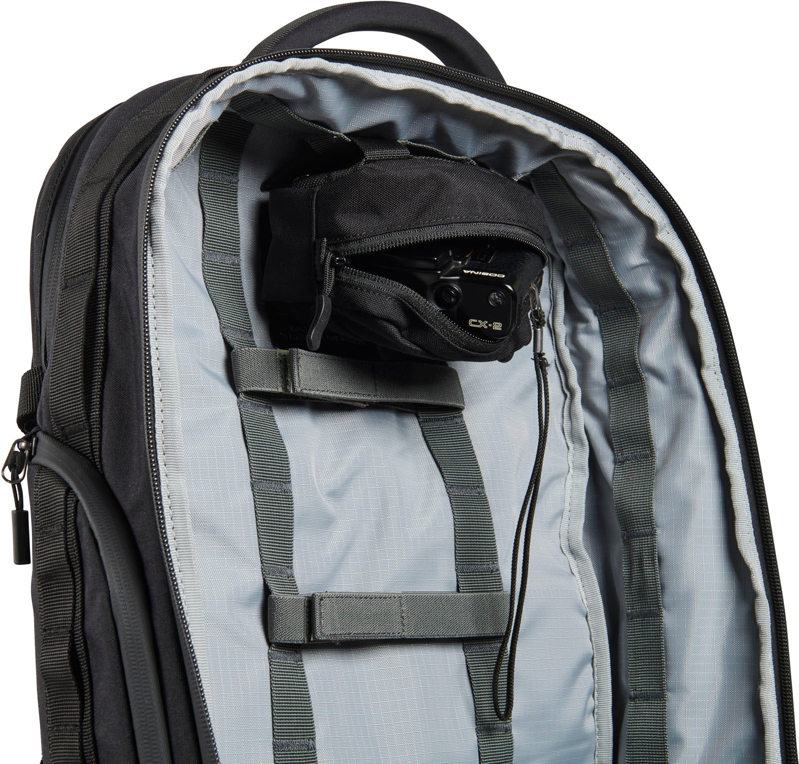 Pelican ModPak EDC MOLLE Pouch in Black 4 X 3 — front view
