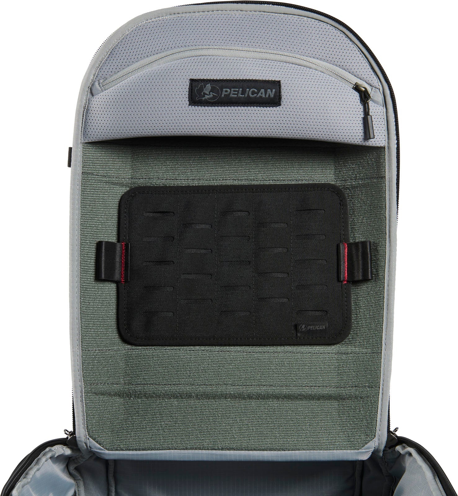 Pelican ModPak Removable P.A.L.S. Panel in Black Horizontal — front view