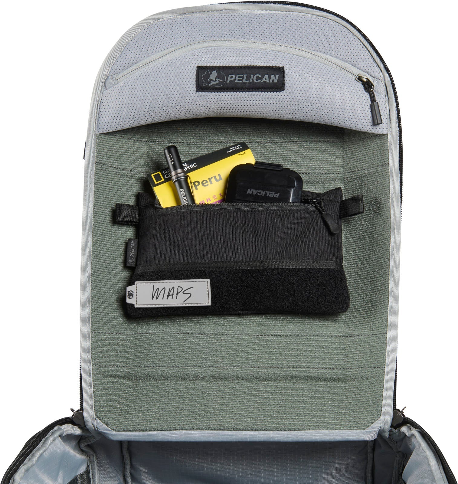 Pelican ModPak Zipper Pouch in Black — front view
