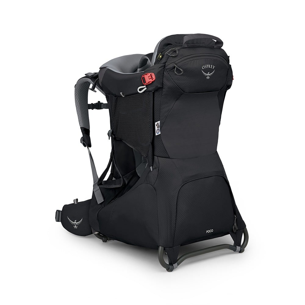 Osprey Poco Child Carrier 24L in Black — angle view 2