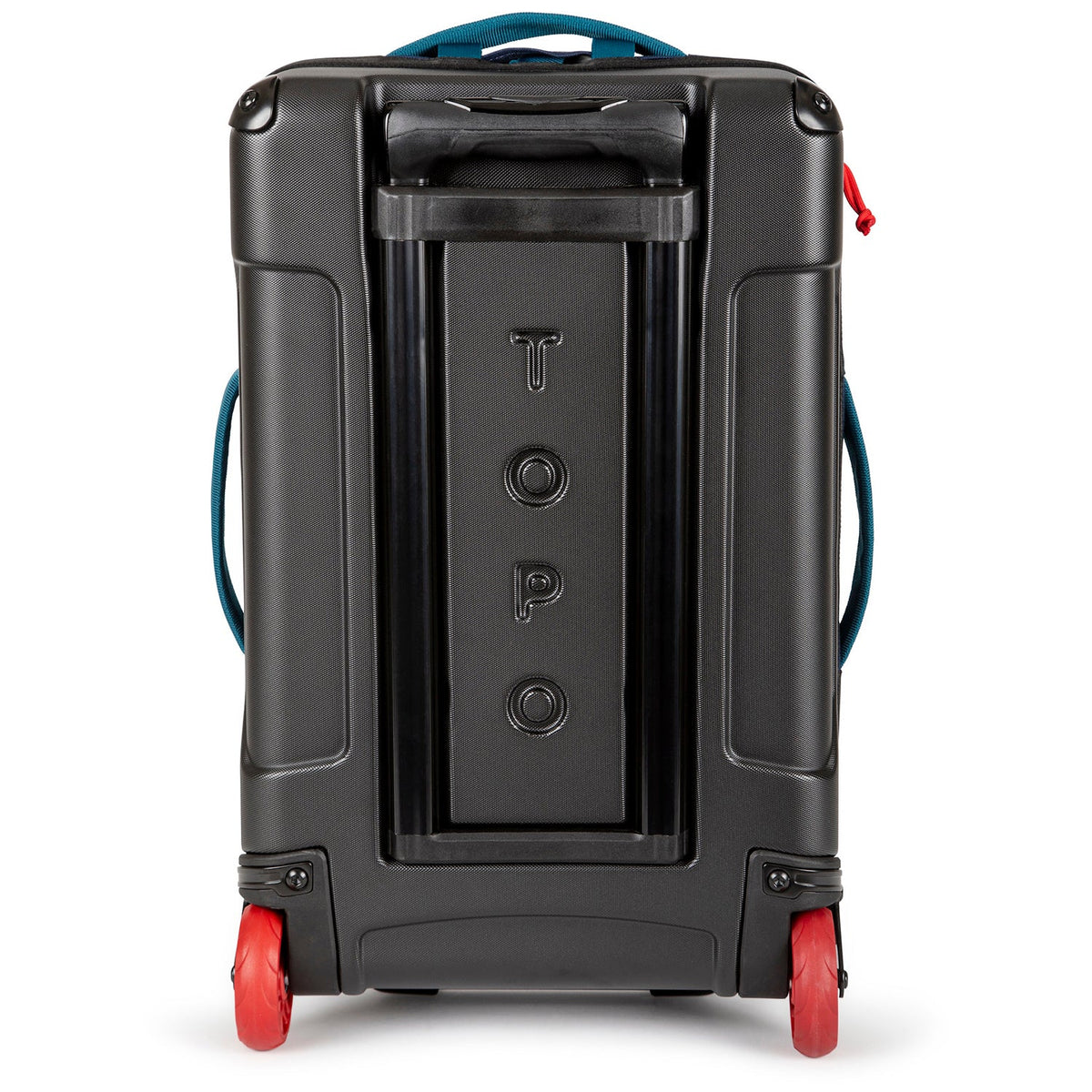 Topo Designs Global Travel Bag Roller-Carry On in Navy — back view