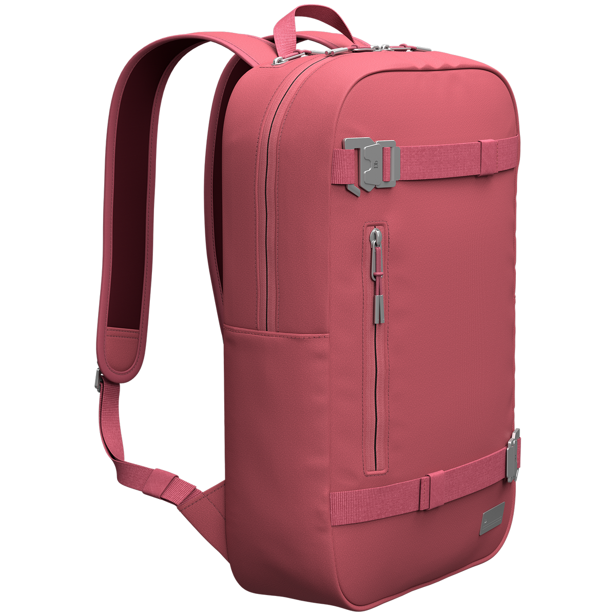 Douchebags The Världsvan 17L Backpack in Sunbleached Red — angle view