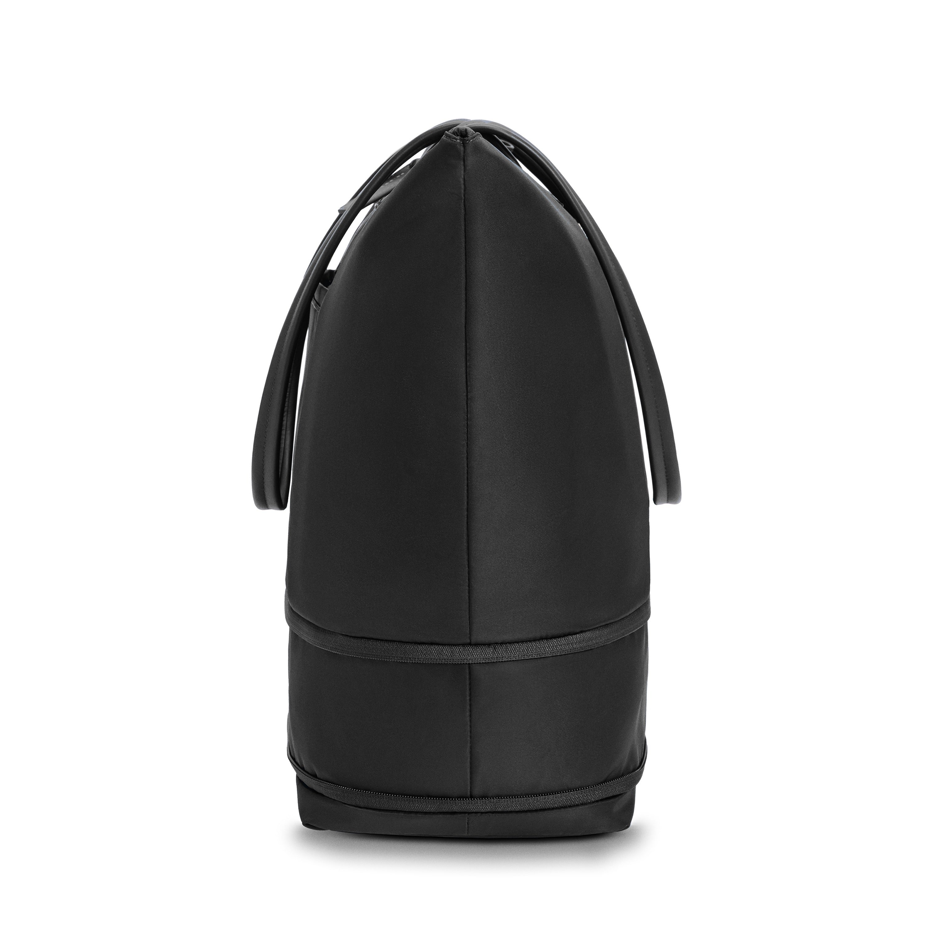 Briggs & Riley Rhapsody Expandable Tote in Black — side view 2 # color_Black