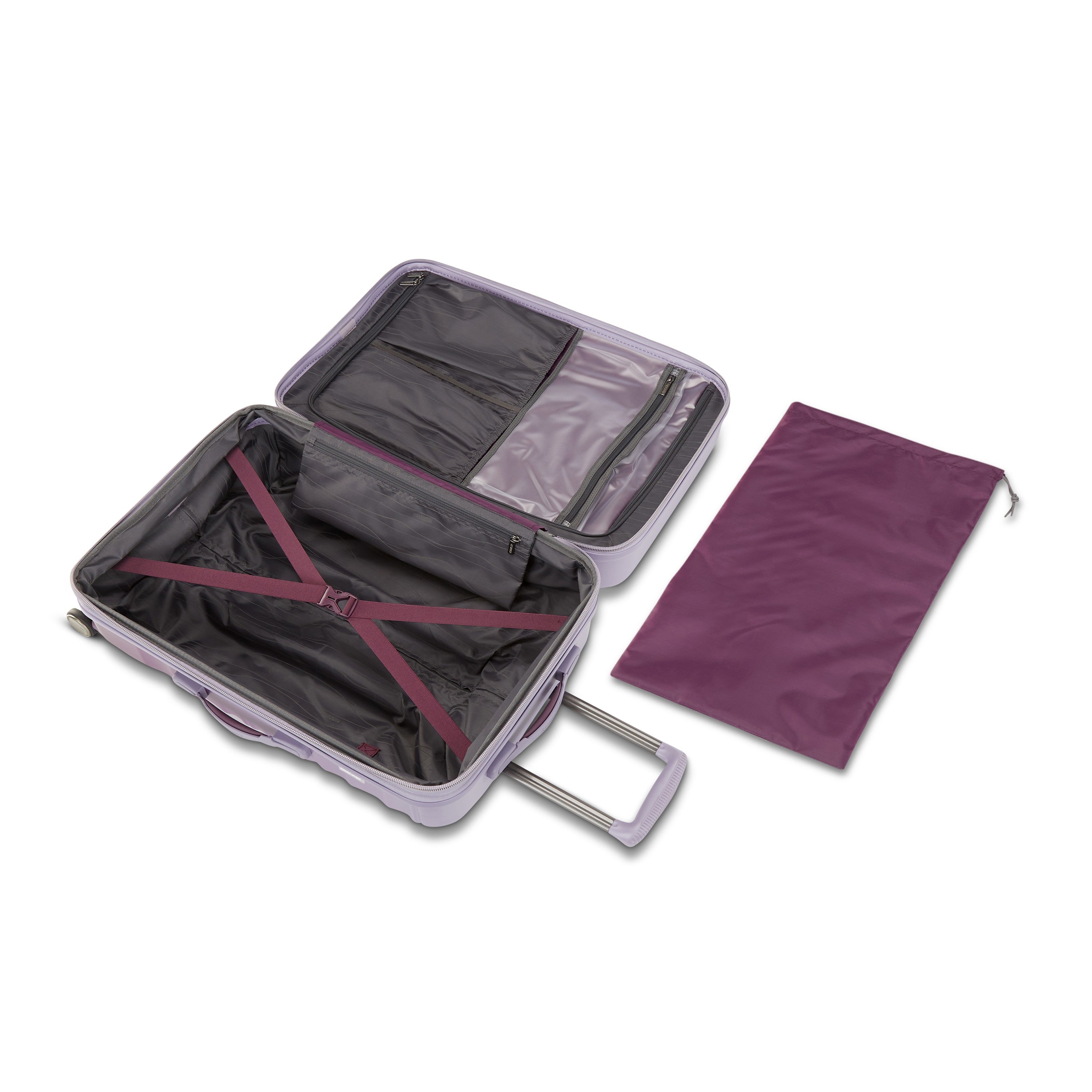 American Tourister Cascade Hardside Large Spinner (28-inch) - PURPLE HAZE