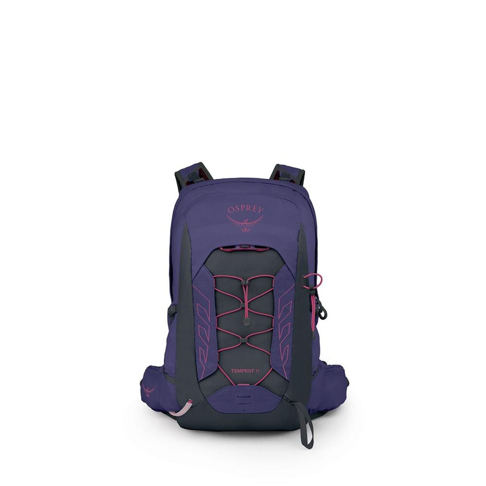 Osprey Tempest 11 Hiking Backpack 11L in Deep Fig/Hotspot Pink — angle view 2