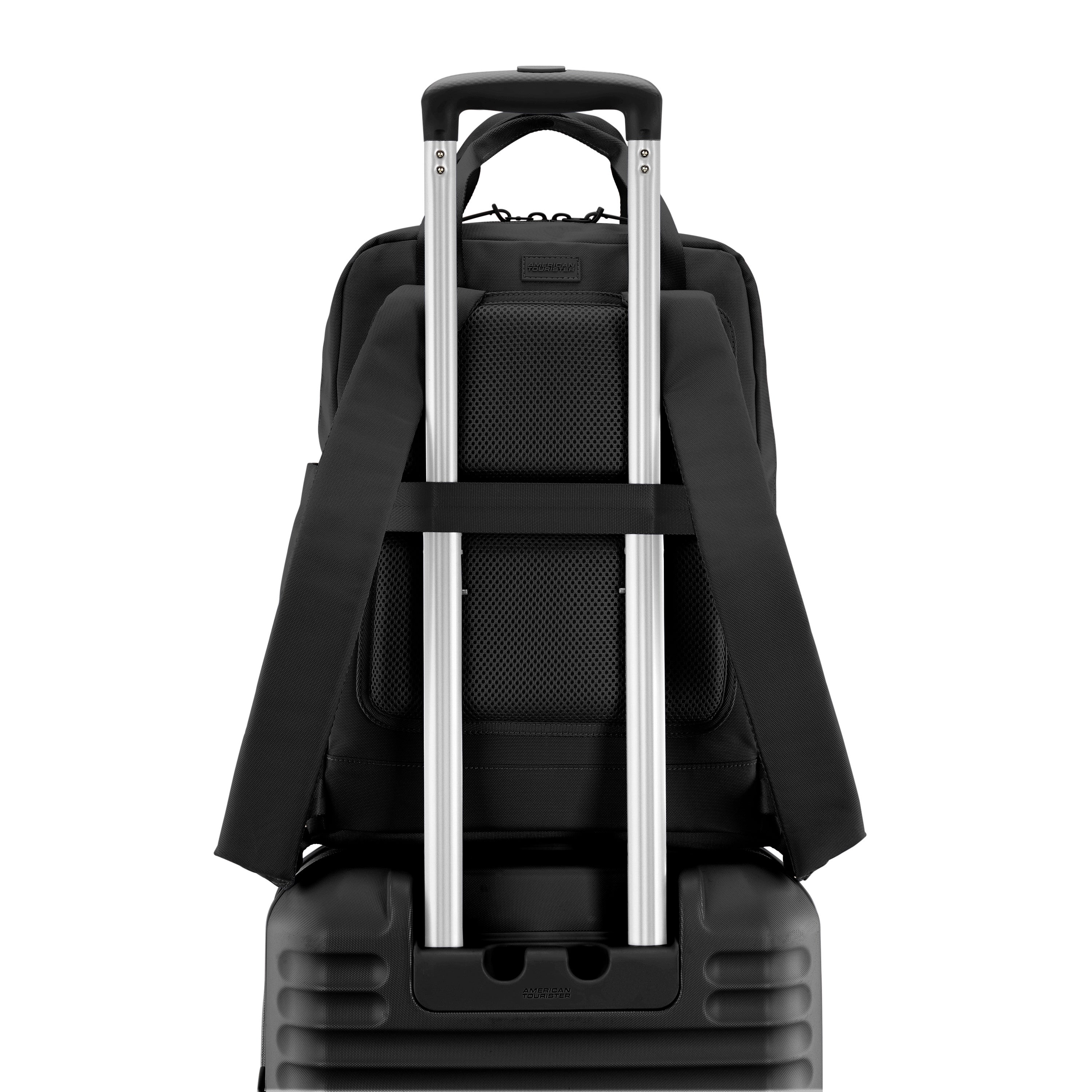 American Tourister Stratum 3.0 Bale Handle Backpack - Black