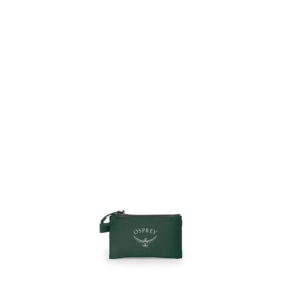 Osprey Ultralight Wallet in Tundra Green — angle view 3