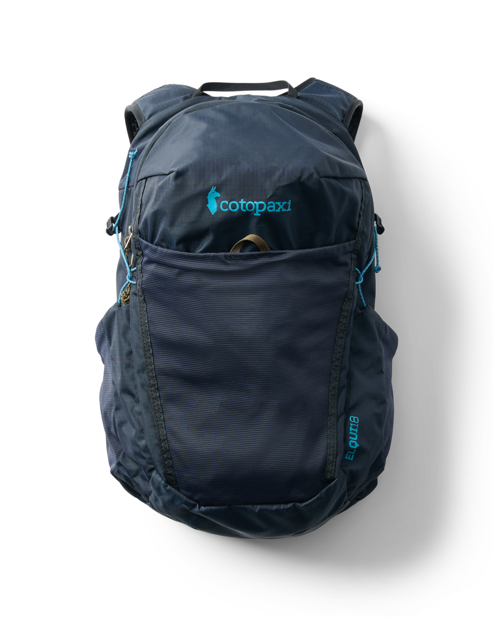 Cotopaxi Elqui 18L Backpack in Carbon — front view
