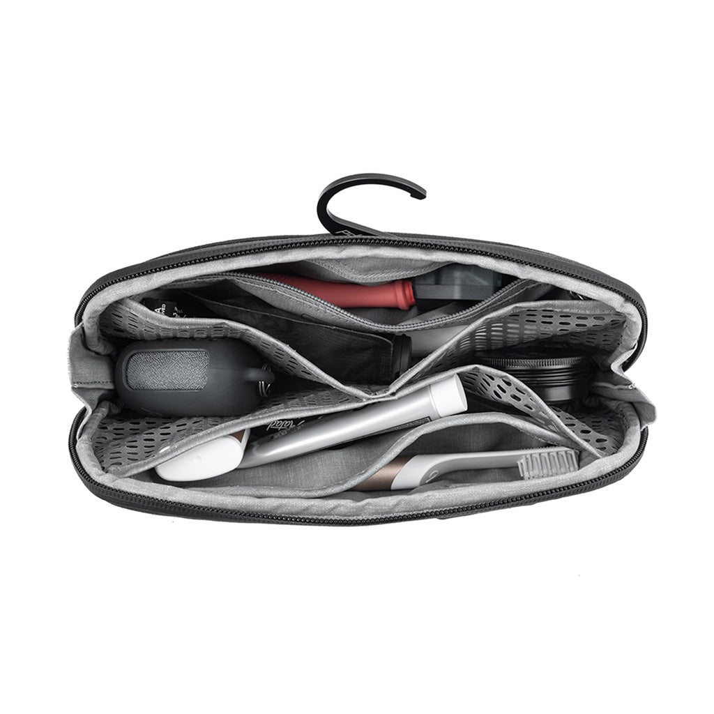 Peak Design Wash Pouch Small in Black — interior view # color_Black