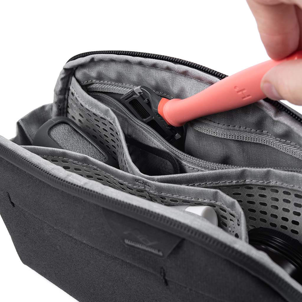 Peak Design Wash Pouch Small in Black — lifestyle # color_Black
