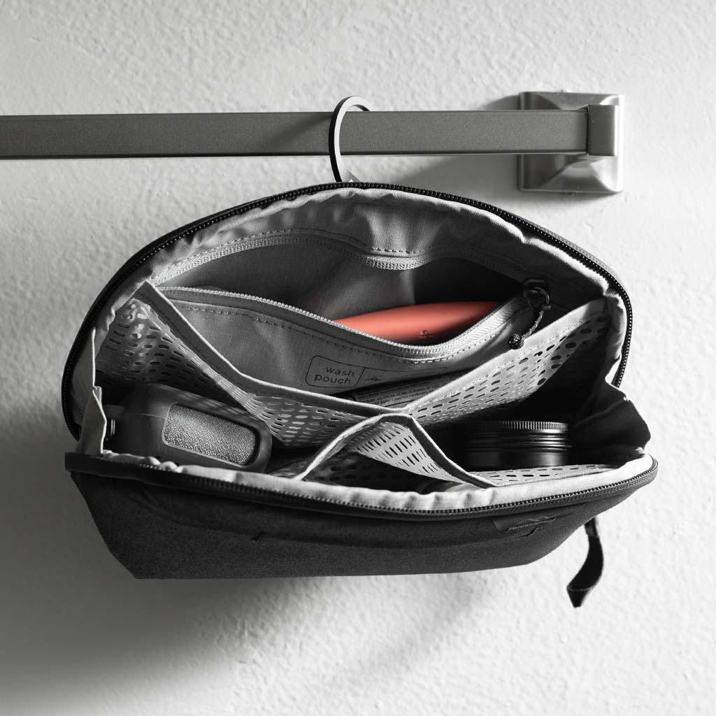 Peak Design Wash Pouch Small in Black — lifestyle 2 # color_Black