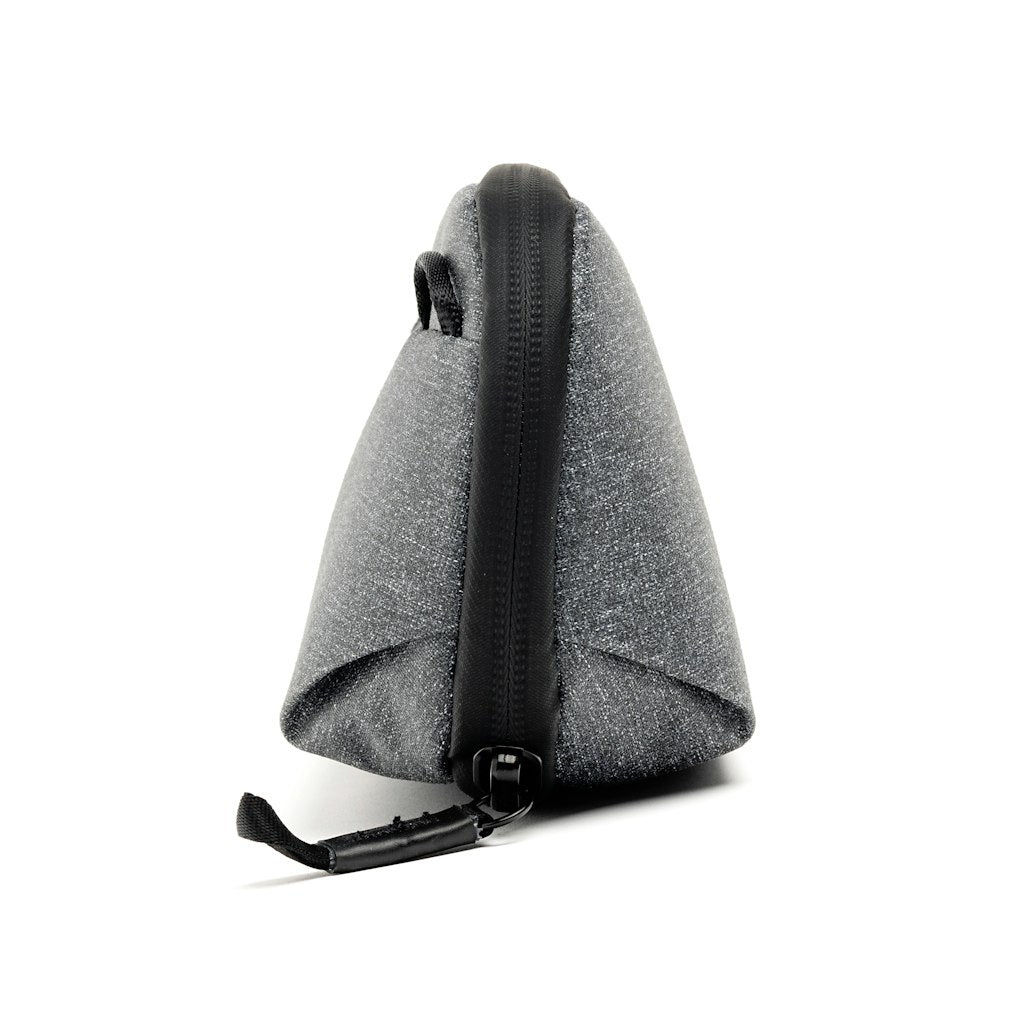 Peak Design Small Tech Pouch in Charcoal — angle view 2 # color_Charcoal