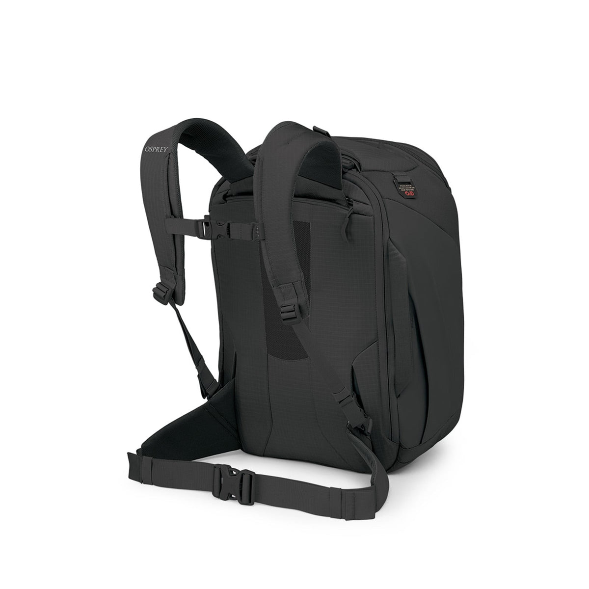 Osprey Sojourn Porter Travel Pack Carry-On-30L in Black — back view