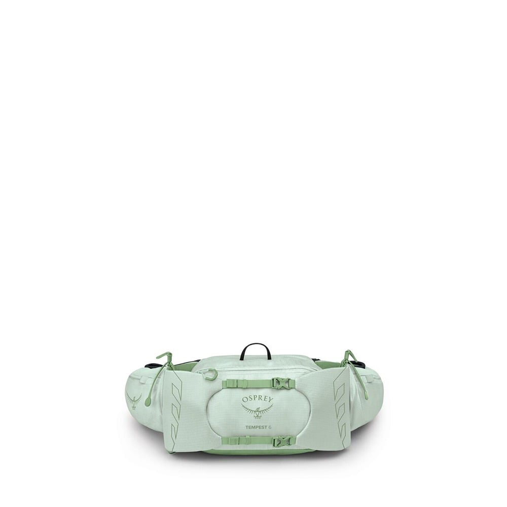 Osprey Tempest 6 Extended Fit Waist Pack in Frosty Mint Green/Botanica — front view