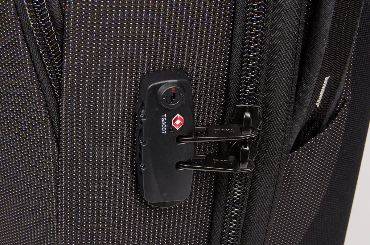 Thule Crossover 2 Carry On Spinner in Black — detail view
