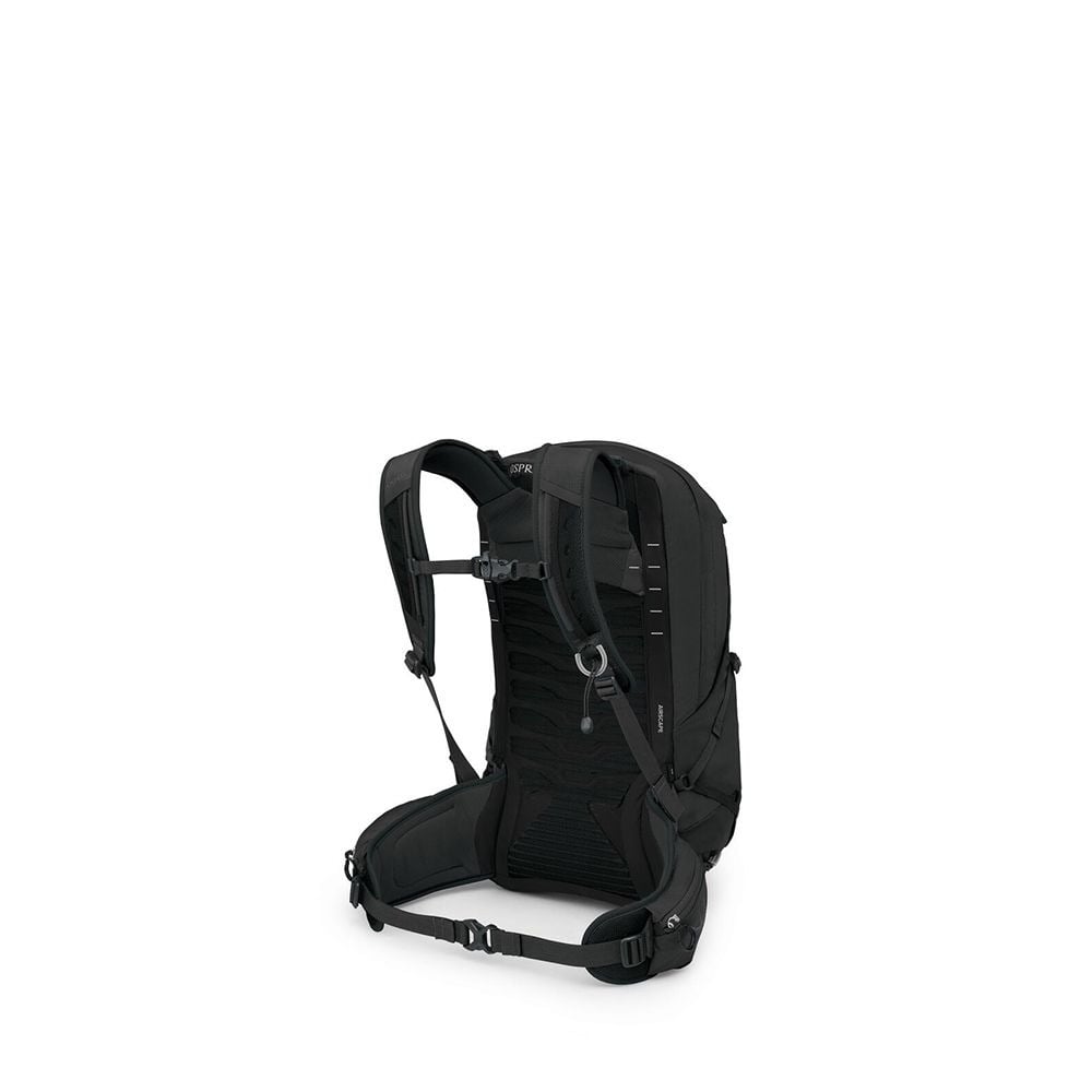 Osprey Talon 22 Hiking Backpack 22L in Black Coal Grey — back view